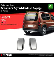umlu Krom Arka Cam Açma Menteşe Kapağı 2 Parça 2019 Üzeri