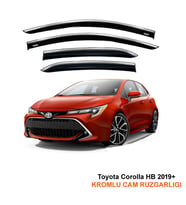 Toyota Corolla HB Kromlu Cam Rüzgarlığı Niken 2019 Sonrası