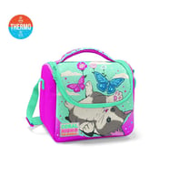 Coral High Kids Su Yeşili Pembe Kedi Desenli  Thermo Beslenme Çantası11707