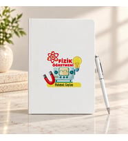 Fizik Öğretmenine İsme Özel Defter ve Kalem Seti