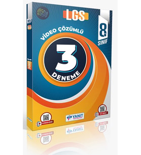 Yanıt Yayınları 8. Sınıf Lgs 3 Fasikül Deneme Video Çözümlü 
