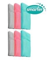 SMARTER PREMIUM MİKROFİBER TEMİZLİK BEZİ 6 LI