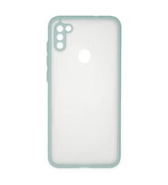 Samsung Galaxy A11 Kılıf Montreal Silikon Kapak - Turkuaz