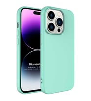 Microsonic Apple iPhone 14 Pro Max Kılıf Groovy Soft Turkuaz