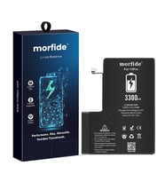 Apple iPhone 13 Pro Uyumlu 3300mAh Yüksek Kapasiteli Batarya - Gelişmiş Akıllı Chip - Pil Sağlığı Destekli - Morfide M-Max