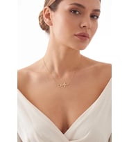 14 AYAR ALTIN KALP RİTMİ KOLYE 1,02 GR