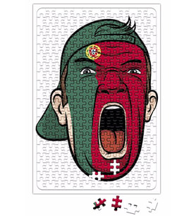 Portugal Fan Puzzle 240 Parça Yapboz