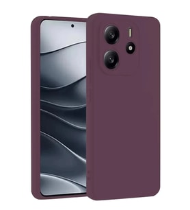 Durukar® Redmi Note 14 4G Kılıf First Silikon - Mürdüm
