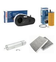 Bosch Filtre Bakım Seti BMW 5 SERİSİ F10 520 d Dizel 2011-2016 Hava + Yağ F + Yakıt F. + Polen Bosch