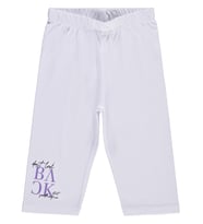 Civil Girls Kız Çocuk Back Baskılı 10-13 Yaş Tayt  - Beyaz