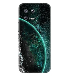 Xiaomi 13 Kılıf Resimli Desenli Silikon Platinium Series Green World 1856