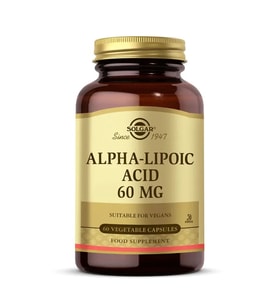 Solgar Alpha Lipoic Acid 60mg Vegi Kapsül 60lı