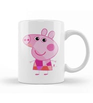 Chibi Peppa Pig Kupa Bardak Porselen