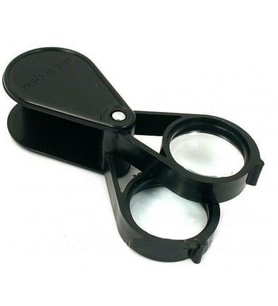 20X30 2K-30Mm Çıft Optik Lens Katlanan Cep Büyüteç