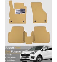 KİA SPORTAGE (2015-2021) Uyumlu EVA Paspas Tam Set–Araca Özel,Kolay Montaj,Su Geçirmez