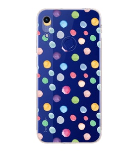 PrintiFy Honor 8A ile Uyumlu Water Color 6  Kamera Korumalı Şeffaf  Kılıf