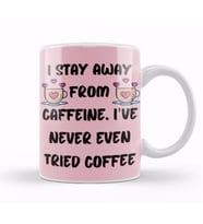 CAT Funny Coffee Drinks Art lover Gift Quote Vintage Retro Rainbow Style Kupa Bardak Porselen