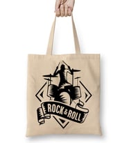 Rock Roll Müzik Gitar 03 Bez Çanta Uzun Saplı