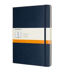 Moleskine Sert Kapak Defter Safir Mavi (Çizgili - 19x25)