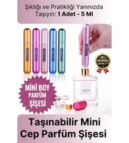 Özel Üretim Pratik Otomatik Doldurulabilir Taşınabilir Atomizer Seyahat Mini Cep Parfüm Şişesi 5 Ml (Çok Renkli)