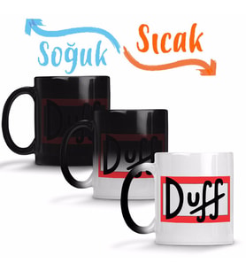 Duff Sihirli Kupa Bardak Porselen