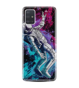 Samsung a71 A72 A73 A7 A9 2018 C7 C9 Kılıf Desenli Silikon Astronot Signs 1753