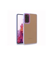 Samsung Galaxy S20 FE Uyumlu Kılıf Zore Flora Kapak (Lila)