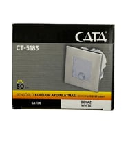Cata CT-5183 1,5W 6400K (Beyaz Işık) Sensörlü Koridor Aydınlatması