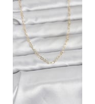 CM 14K Gold Renk Kalp Zincirli 60 cm Kadın Kolye - TJ-BKO10953