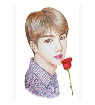 Bts Jın(kim Seokjin) Tablo Ahşap Poster Dekoratiflı Tablo Ahşap Poster Dekoratif Kod1975