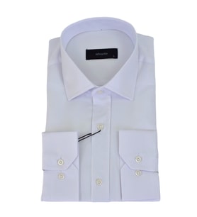 Erkek Klasik Uzun Kol Gömlek Micro BGL-ST03497 (Beyaz)