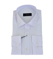 Erkek Klasik Uzun Kol Gömlek Micro BGL-ST03497 (Beyaz)