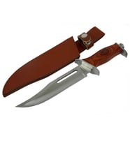 111 Rambo Bıçağı 32 cm - Ahşap Metal Saplı, Perçinli