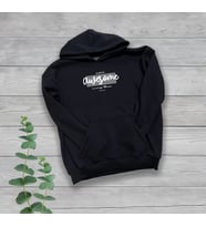 Awesome Göğüs Baskılı Unisex Oversize Siyah Sweatshirt
