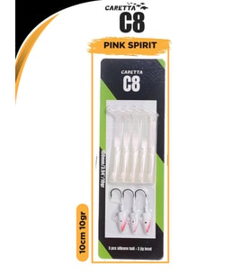 Caretta C8 10cm 10gr Lrf Silikon Yem Pink Spirit