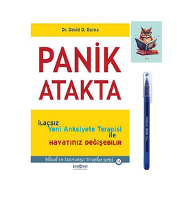 Panik Atakta - David D. Burns - Psikonet - 9786058547100 - (KALEM VE NOT DEFTERLİ)