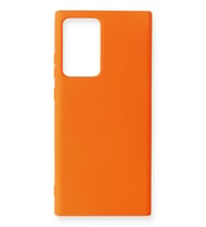 Pilelistore   Samsung Galaxy Note 20 Ultra Kılıf Nano içi Kadife Silikon - Turuncu