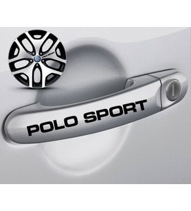 Polo Sport Kapı Kolu Sticker 10Adet