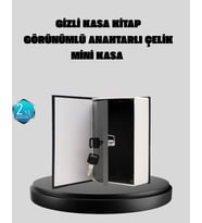 Anahtarlı Gizli Kitap Kasa – Metal İç Yapı, Kamuflajlı Sözlük Tasarım