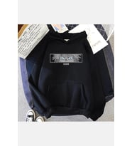 Jujutsu Kaisen Gojo Eyes Kapşonlu Sweatshirt (Siyah)