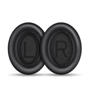 MrsToys Bose Quietcomfort 2 QC25 AE2 QC2 QC15 AE2I AE2W QC35 QC35 ii SoundTrue SoundLink Uyumlu Kulaklık Süngeri Pedi Yastığı Yastık ped minder (Y.Siyah)