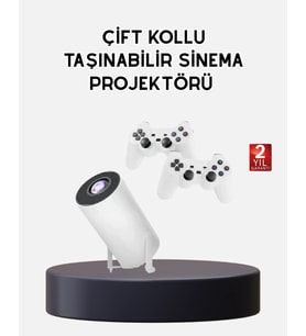 Kablosuz Projeksiyon Cihazı 4k Destekli Hdmı Usb Oyun Uyumlu