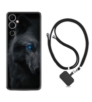 Tecno Pova Neo 2 Kılıf Resimli Boyun Askılı İpli Desenli Silikon Series Dark Wolfs 1834