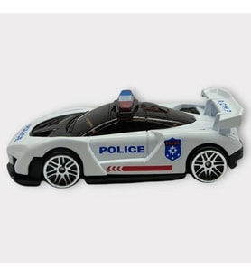 Metal Mini Polis Arabası 8 cm - Polis - 4 - 1 ADET