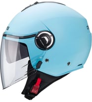 Motosiklet Kaskı Riviera V4 Blue Güneş Vizörlü Yarım Açık Kask