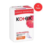 Kotex Ultra Normal Hijyenik Ped 24'lü x 12 Paket (Toplam 288 Ped) Süper Ekonomik Avantaj Paketi