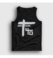 Presmono Unisex Beyaz Logo Rock Indochine Atlet 539132tt (Siyah)