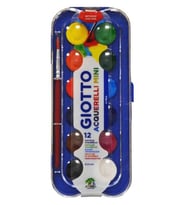 Giotto Aquarelli Mini 12 Renk Sulu Boya 23 mm