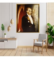 ÇERÇEVELİ ATATÜRK TABLO S636