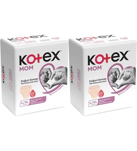 Kotex Mom Lohusa Külodu - Külot Bez L - Large - Büyük / XL - Extra Large - 16 Lı Set (2PK*8)